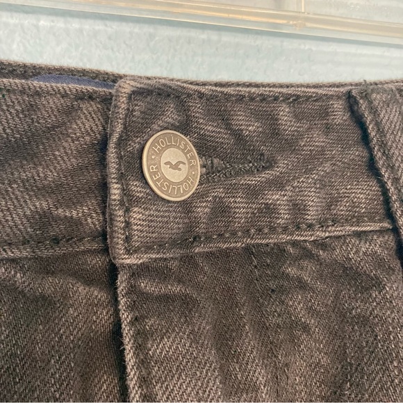 Hollister Ultra High Rise Denim Mini Skirt - Black - Size 28 - Picture 2 of 7